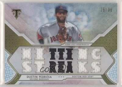 2018 Topps Triple Threads Triple Threads Relics/36 Dustin Pedroia #TTR-DP3 Foto 1 de 2