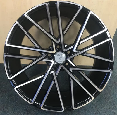 Rueda 20" Velocity VW28 🔥 20X8.5 +35 5X114.3 🔥73.1 Llanta mecanizada negra ✅Última⓵🔻 Foto 1 de 4