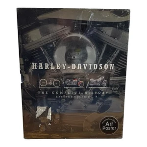 Harley-Davidson Complete History Book, includes two sided poster - Picture 1 of 4