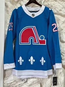 Nathan MacKinnon Colorado Avalanche Fanatics Alternate Nordiques Premium Jersey - Picture 1 of 7