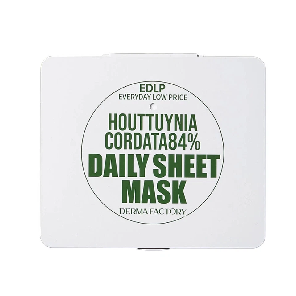 DERMA FACTORY EDLP Houttuynia Cordata 84% Daily Sheet Mask 340g (30 sheets) - Image 1 of 1