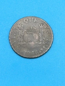Mexico 2 Reales 1766 - Picture 1 of 2