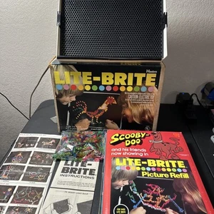 Vintage Original 1973 Hasbro Lite Brite w/box, pegs, directions and sheets! - Picture 1 of 17