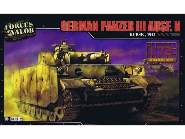 GERMAN PANZER III Ausf.N 1:72 FORCES OF VALOR 8 - Immagine 1 di 4