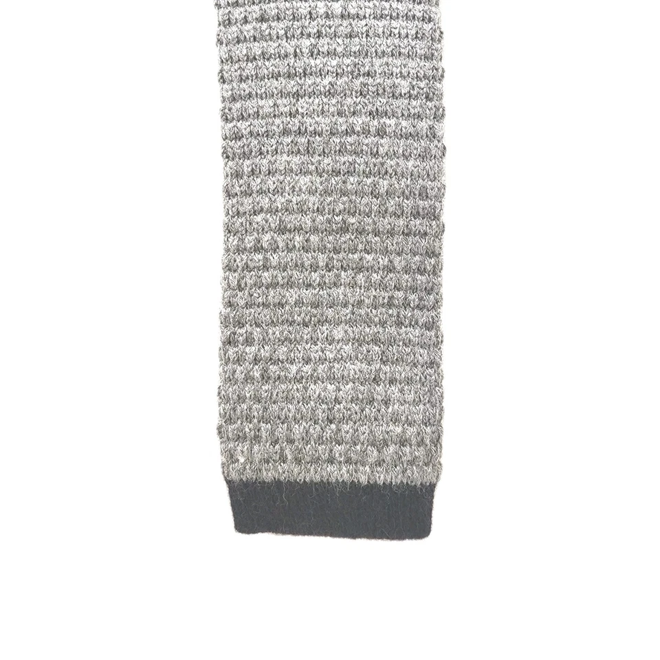 Corbata Nordstrom 1901 Para Hombres Tejida Cuello Ajustado Gris Extremo Cuadrado Nueva con Etiquetas Trabajo Boda Evento  Foto 1 de 4