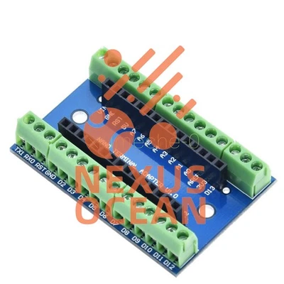 Nano Terminal Adapter for the Arduino Nano V3.0 AVR ATMEGA328P​-AU Module Board - Image 1 of 4
