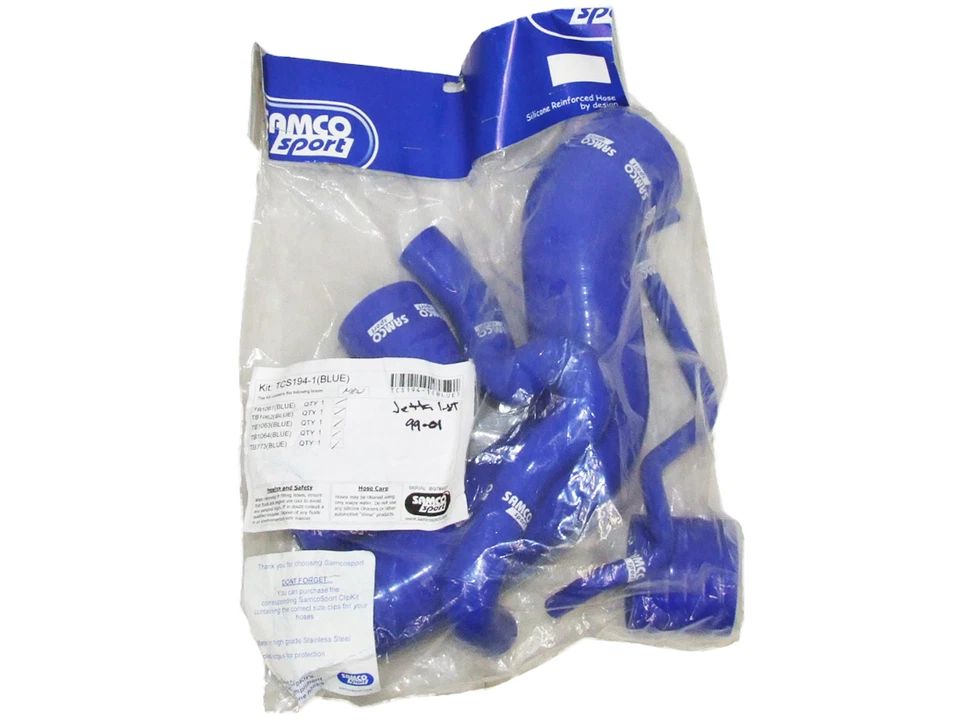 Samco Silicone Turbo Intercooler Hoses for 00-01 VW Jetta 1.8T Blue - Image 1 of 1