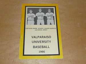 1990 VALPARAISO UNIVERSITY COLLEGE BASEBALL MEDIA GUIDE EX-MINT - Picture 1 of 1