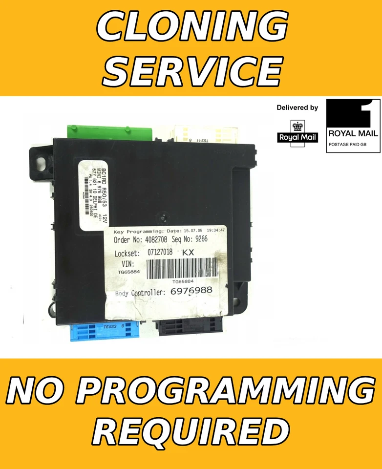 ✅PER MINI R50 R52 R53 BC1RD MODULO BCM MODULO CONTROLLO CORPO SERVIZIO CLONAZIONE - Immagine 1 di 1