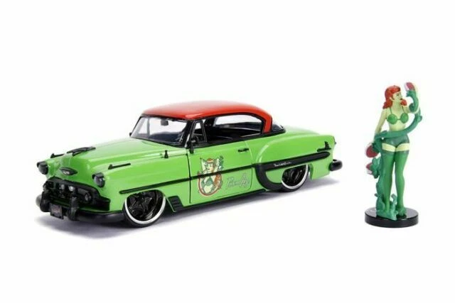 Jada 30455 DC Comics Bombshell 1953 Chevrolet Bel Air 1/24 W Poison Ivy Figure