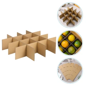 5 Pack Carton Partitions Glass Dividers for Moving Boxes Cardboard - Picture 1 of 12