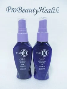 IT'S A 10 SILK EXPRESS Miracle Silk Leave in 2 oz  (2 bottles)    Scuffed! - Picture 1 of 2