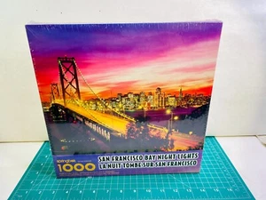 San Francisco Bay Night Lights Jigsaw Puzzle 1000 24"X 30" Made in USA New - Picture 1 of 6