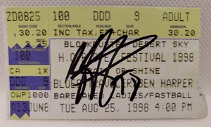 HORDE Festival Konzert Ticket Stub 25.08.98 Phoenix (Barenaked Ladies Autogramm?) - Bild 1 von 5