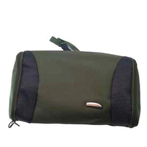 Travelon Troiletry Bag Green Zipper Closure Pockets Vinyl Travel Carry On NWOT - Picture 1 of 11