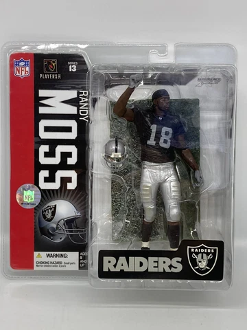 Randy Moss NFL McFarlane Oakland Raiders #18 Football Series 13 2006 Sealed Cover