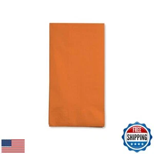 Creative Converting 16-Count Touch of Color 3-Ply Paper Guest Napkins, Sunkis - Picture 1 of 1