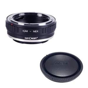 K&F adapter with lens cap for KONICA AR mount lens to Sony E NEX  a5000 A7II,A7R - Picture 1 of 9