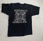 Guatemala calendrier maya T-shirt manches courtes vintage M Tikal parc national 