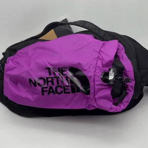 The North Face - BOZER HIP PACK I Small fanny waist bag- NWT- Black & purple - Picture 1 of 6