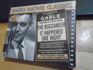 SEALED RARE OOP Radio Drama 2x CASSETTE TAPE Buccaneer CLARK GABLE It Happened 1 - Picture 1 of 2