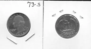 1973-S PROOF WASHINGTON QUARTER (V845) FROSTY MÜNZE - Bild 1 von 1