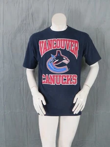 Vancouver Canucks Shirt (VTG) - Block Script with Orica Logo - Men's Medium - Picture 1 of 7