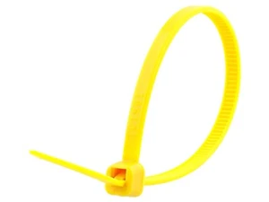 100 piezas corbata con cremallera de cable de 6" ~ CT6-40M4 amarillo - Imagen 1 de 1