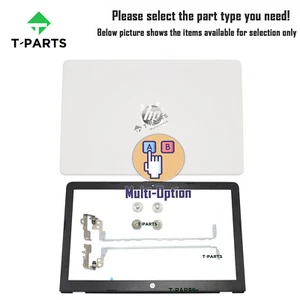 Neu HP 15-BS 15-BR 15-BW 250 G6 Posten LCD Rückschale Etui & Lünette & Scharnier & Schrauben weiß - Bild 1 von 11