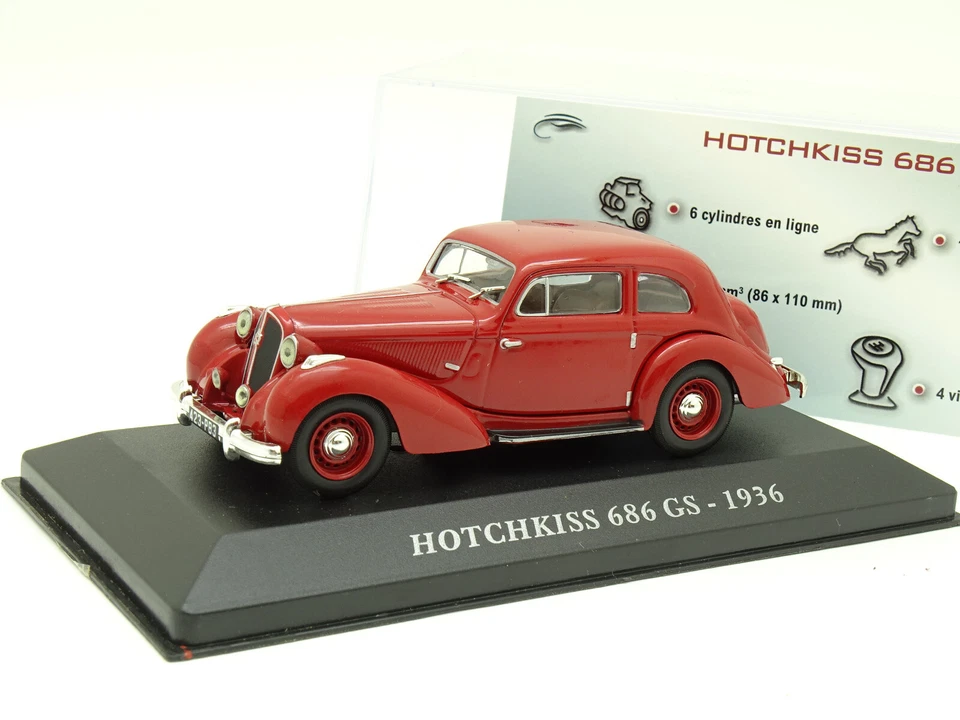 Ixo B 1/43 - Hotchkiss 686 GS 1936 - Immagine 1 di 1