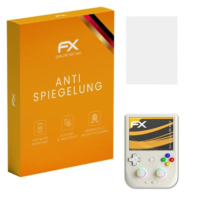 atFoliX 3x Panzerfolie für Anbernic RG 406V Schutzfolie matt&stoßfest Folie