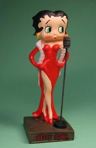 BETTY BOOP SEXY SINGER PINUP FIGURINE COMIC FIGUR AUFSTELLFIGUR No. 5 NEU IN OVP - Picture 1 of 6