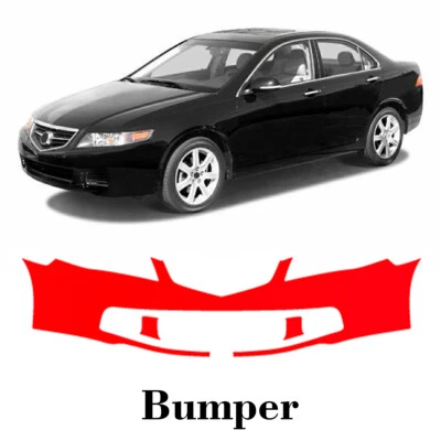 Front bumper PreCut PPF Paint Protection Film For Acura TSX 2004-2005 - Image 1 of 4