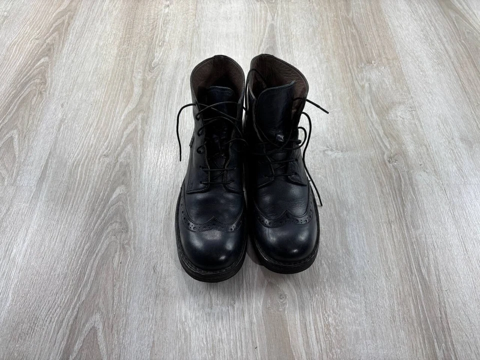 Mujer Botas Cuero MOMA Talla 36 1/2 Color Azul Foto 1 de 4