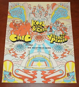 Mike Davis Disco Fever Village People Kool & The Gang 2009 Art Print Poster S# - Picture 1 of 9