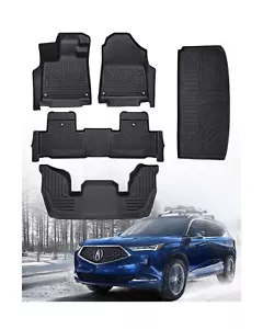 for Acura MDX Floor Mats 2024 2023 2022, Custom Fit 1st 2nd & 3rd Row with Ca... - Picture 1 of 8
