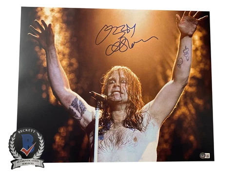 OZZY OSBOURNE SIGNED AUTOGRAPH 16X20 PHOTO BECKETT BAS PRINCE OF DARKNESS 1 Cover