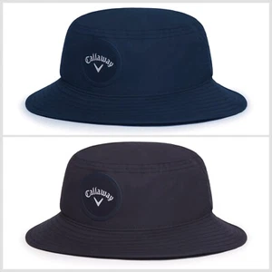 Callaway Golf AquaDry Waterproof Bucket Hat, Black or Blue, Small/Med, NEW - Picture 1 of 3