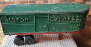 Vintage 1950's Hubley Kiddie Toy Motor Express Trailer #507 - Picture 1 of 9