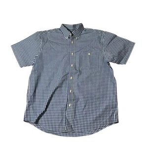 Camisa Orvis Para Hombre Clásica a Cuadros de Guinga Con Botones Manga Corta Informal Negocios - Imagen 1 de 6