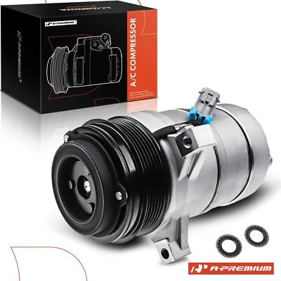 1x AC Compressor w/ Clutch for Chevrolet P30 GMC P3500 Cadillac DeVille Eldorado - Image 1 of 4