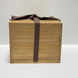 Japanese Wooden Storage Paulownia Old Box for Tea Bowl etc Made in Japan - Picture 1 of 7
