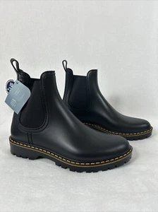 Igor Trak Mate Tri Rain Boots Black Women's Size8 Water Made In Spain Waterproof - Picture 1 of 16