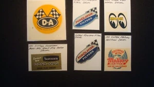 Riesiges Set (6) - Oldtimer Automobil - Rennen - Aufkleber - Mond, Mono Mag, Purolator - Bild 1 von 9