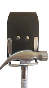 Leather Hammer Holder Fixed Loop Oil Tanned Leather Tool Belt Holder Holster - Picture 1 of 1