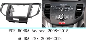 For Honda Euro Accord 08-15 /Acura TSX Car Stereo Radio Fascia Dash Panel Frame - Picture 1 of 4