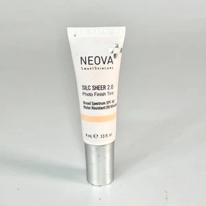 Neova Silc Sheer 2.0 Photo Finish Tint Sunscreen SPF 40 DNA Travel .13oz 4ml New - Picture 1 of 5