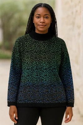 Suéter tejido hombreras vintage Jason Maxwell para mujer talla mediana Foto 1 de 4