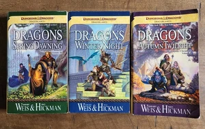 Dungeons And Dragons Dragonlance Chronicles Vol. 1-3 Weis & Hickman - Imagen 1 de 7