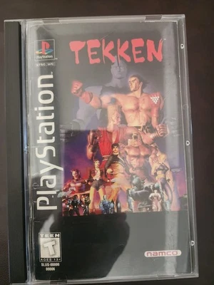 Tekken (Sony PlayStation 1, 1995) PS1 PSOne Caja Larga CIB Reg Etiqueta Negra DE COLECCIÓN Foto 1 de 4